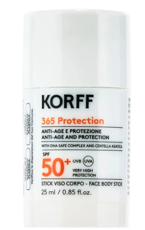 Stick Viso e Corpo SPF50+ Protezione Molto Alta - Korff - Stick 25 ml - Protezione solare molto alta per viso e corpo